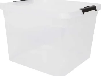 New Merk Opbergbox Met Klemdeksel Transparant