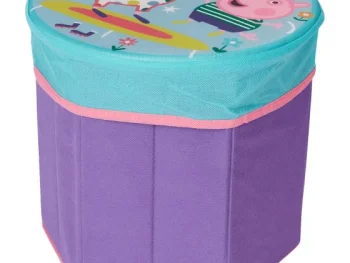 Online Merk Opbergpoef Print,Meerkleurig