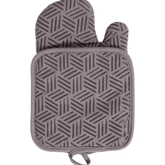 ovenhandschoen-en-pannenlap-LJMuOvEd-2.webp Outlet Rösle Ovenhandschoen En Pannenlap Grijs,Groen,Wit,Zwart