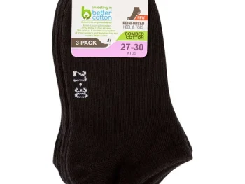 Outlet Pairz Sneakersokken Zwart