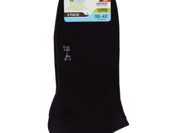 Online Pairz Sneakersokken Zwart