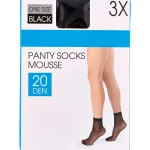 Sale Lotto Pantykousjes 20 Denier Beige,Zwart