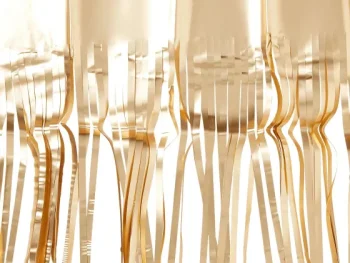 Clearance Merk Party-Gordijn Goud,Roze,Zilver