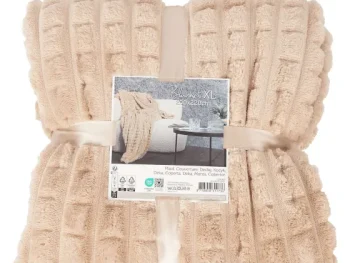 New Merk Plaid Xl Beige,Roze,Wit