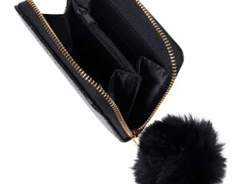 Best McGregor Portemonnee Met Pompon Blauw,Roze,Zilver,Zwart