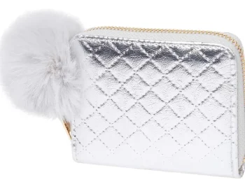 Best McGregor Portemonnee Met Pompon Blauw,Roze,Zilver,Zwart