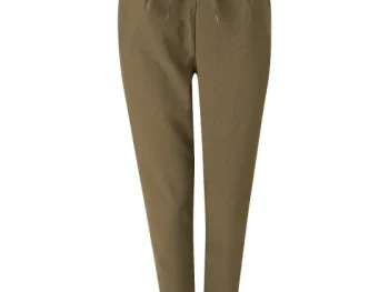 Discount Pretty Legs Geribde Broek Zwart,Groen