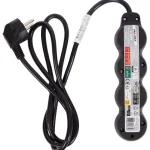 Discount Pro-max Stekkerdoos Zwart