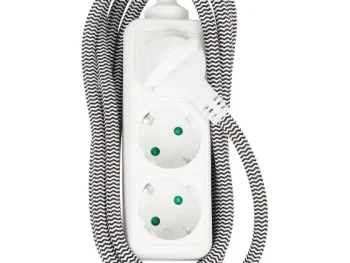 Online Pro-max Stekkerdoos Wit,Zwart