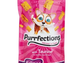 New Whiskas Purrfections Kattensnacks Blauw,Geel,Roze