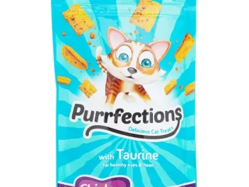 New Whiskas Purrfections Kattensnacks Blauw,Geel,Roze