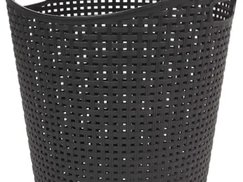 Best Merk Rattan Flexibele Wasmand Zwart,Wit