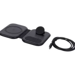 Online Re-load Draadloze Oplader 3-In-1 Zwart,Wit