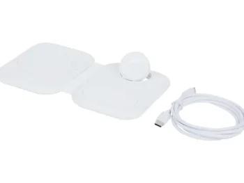 Online Re-load Draadloze Oplader 3-In-1 Zwart,Wit