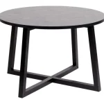 Online Merk Ronde Bijzettafel Beige,Zwart