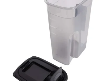 Best Rotho Dierenvoer Bewaarbox Transparant,Zwart