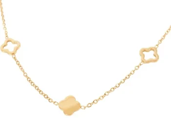 New Merk Royal Divas Roestvrijstalen Ketting Goud