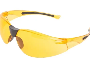 Clearance FERM Safer Veiligheidsbril Transparant,Zwart,Oranje