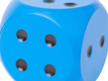 Best Mini Matters Schuimrubberen Dobbelsteen Blauw,Rood