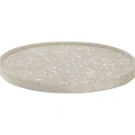 New Merk Seasons & Style Rond Onderbord Grijs,Wit