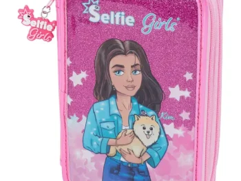 Fashion Edding Selfie Girls Gevulde Etui Print,Roze