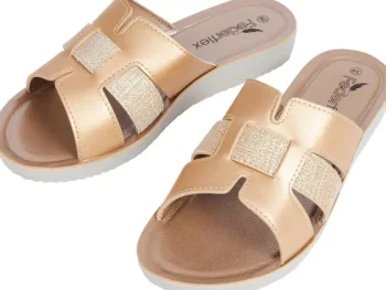 Hot Merk Slippers Zilver,Zwart