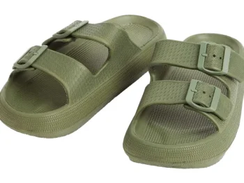 Outlet Merk Slippers Grijs,Groen,Roze