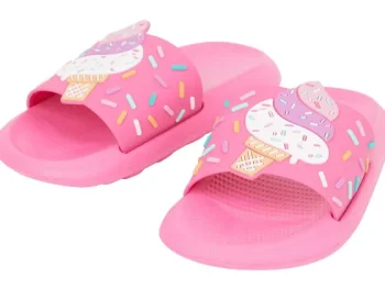 New Merk Slippers Blauw,Roze