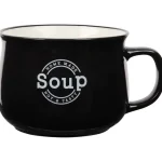 Sale Merk Soepkom Wit,Zwart