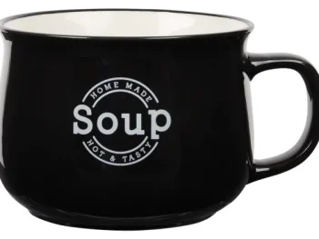 Sale Merk Soepkom Wit,Zwart