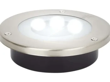 New Merk Solar Grondlamp Zilver