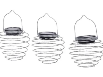 Fashion Merk Solar Spiraalverlichting Op Zonne-Energie Meerkleurig,Wit