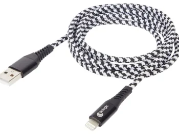 Fashion Sologic Laad- En Datakabel 8-Pins Grijs,Wit,Zwart