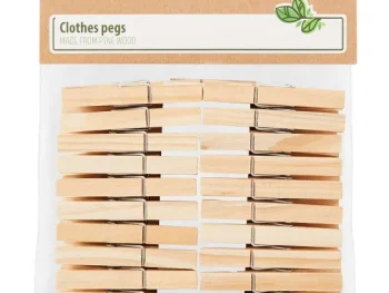 Fashion Spargo Houten Wasknijpers Bruin