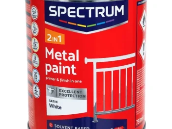 Outlet Spectrum 2-In-1 Hoogglans Metaallak Wit