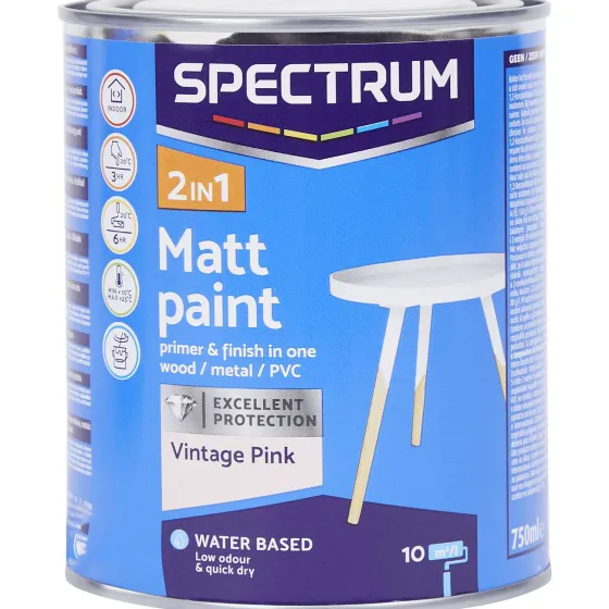 spectrum-2-in-1-matte-verf-vin-WjzqMMuO-0.webp Sale Spectrum 2-In-1 Matte Verf Vintage Pink Roze
