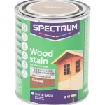 Outlet Spectrum Semi-Transparante Houtbeits Donker Eiken Bruin