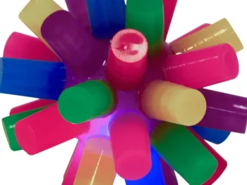 Clearance Mini Matters Spike-Bal Met Licht Meerkleurig