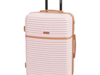 Outlet Spilbergen Koffer Milan Beige,Blauw,Roze