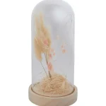 Discount Merk Stolp Met Droogbloemen En Licht Beige,Geel,Roze