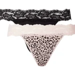 Sale Australian Strings Met Kant Meerkleurig,Zwart