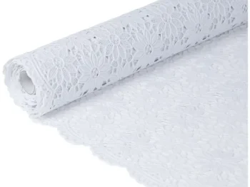 Clearance Merk Tafelloper Met Kant Grijs,Wit,Zilver,Zwart