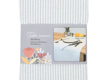 Best Merk Tafelloper Met Metaaldraad Grijs,Groen,Oranje,Roze