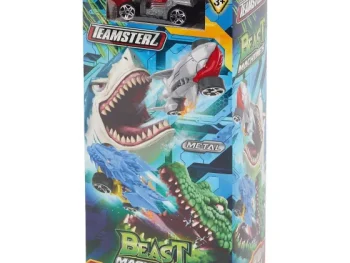 Hot Mini Matters Teamsterz Beast Machines Load & Launch Blauw,Rood