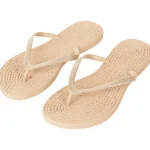 Hot Merk Teenslippers Beige,Groen
