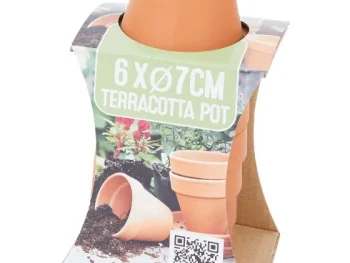 Clearance Merk Terracotta Bloempotjes Bruin
