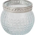 Best Merk Theelichthouder Grijs,Groen,Roze,Transparant