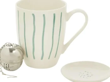 Clearance Merk Theemokset Roze,Wit