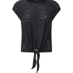 Hot SuperTrash Top Met Strik Blauw,Wit,Zwart