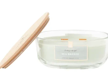 Hot Candra Treewick Geurkaars Groen,Roze,Wit